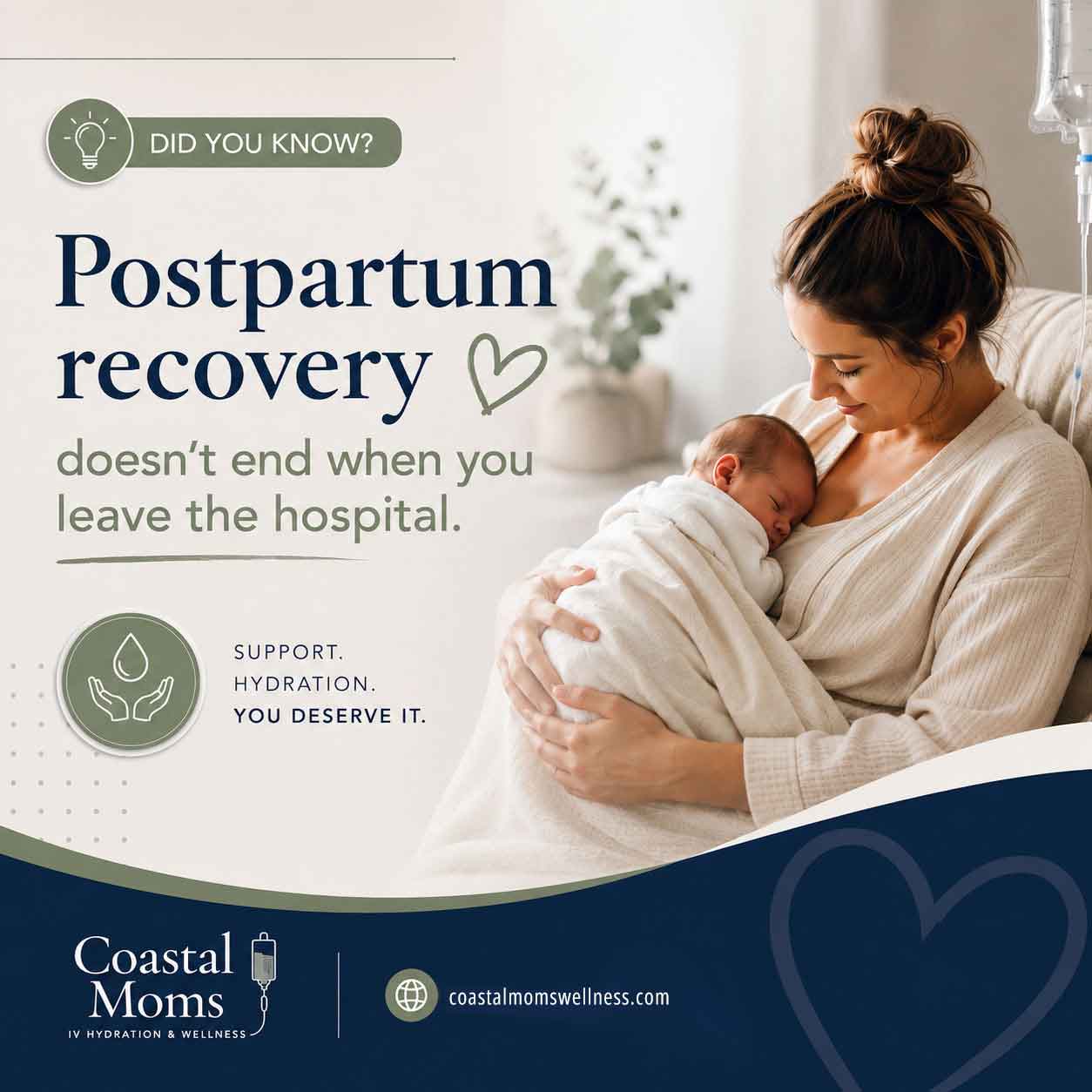 Postpartum Recovery Doesn’t End When You Leave The Hospital.