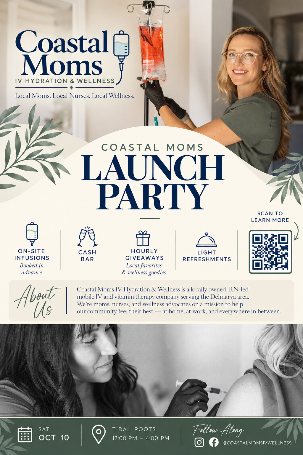 Coastal Moms IV Hydration & Wellness Launch Party